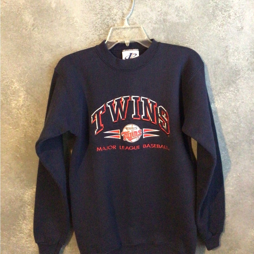 Vintage Twins Navy Blue Sweatshirt Sz. Youth Large